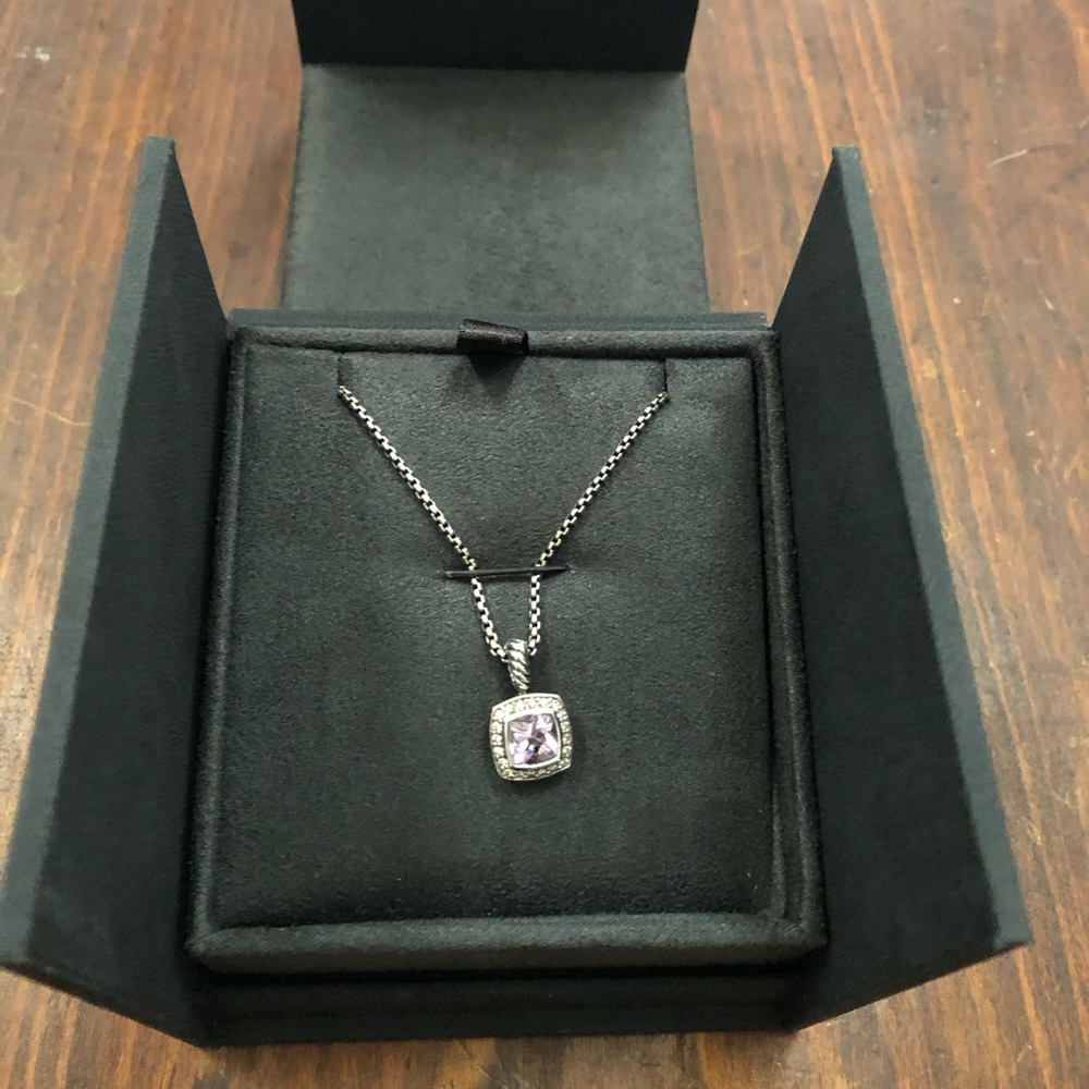 David Yurman Citrine and Diamond necklace